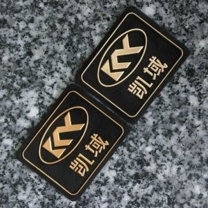 Marcas de marca de borracha em relevo personalizada Pressão ajustável
