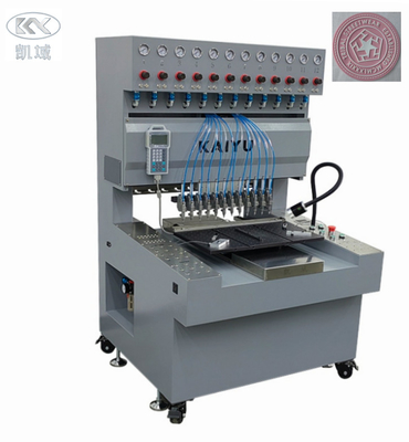 Máquina de fabricação de chaveiros de borracha de silicone Dispensador de PVC 12 cores