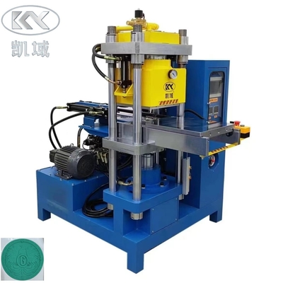 KY-0215 35T Máquina de etiquetas de silicone Máquina de fabricação de etiquetas de borracha para vestuário industrial