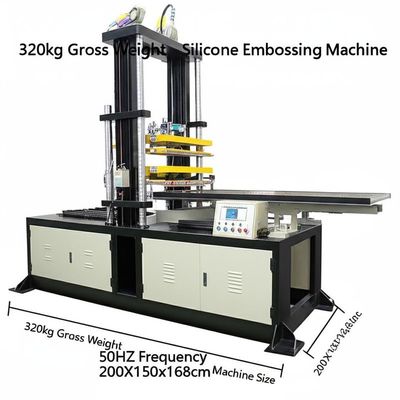 Bom preço. 320kg Gross Weight Silicone Embossing Machine 50HZ Frequency 200X150x168cm Machine Size on-line